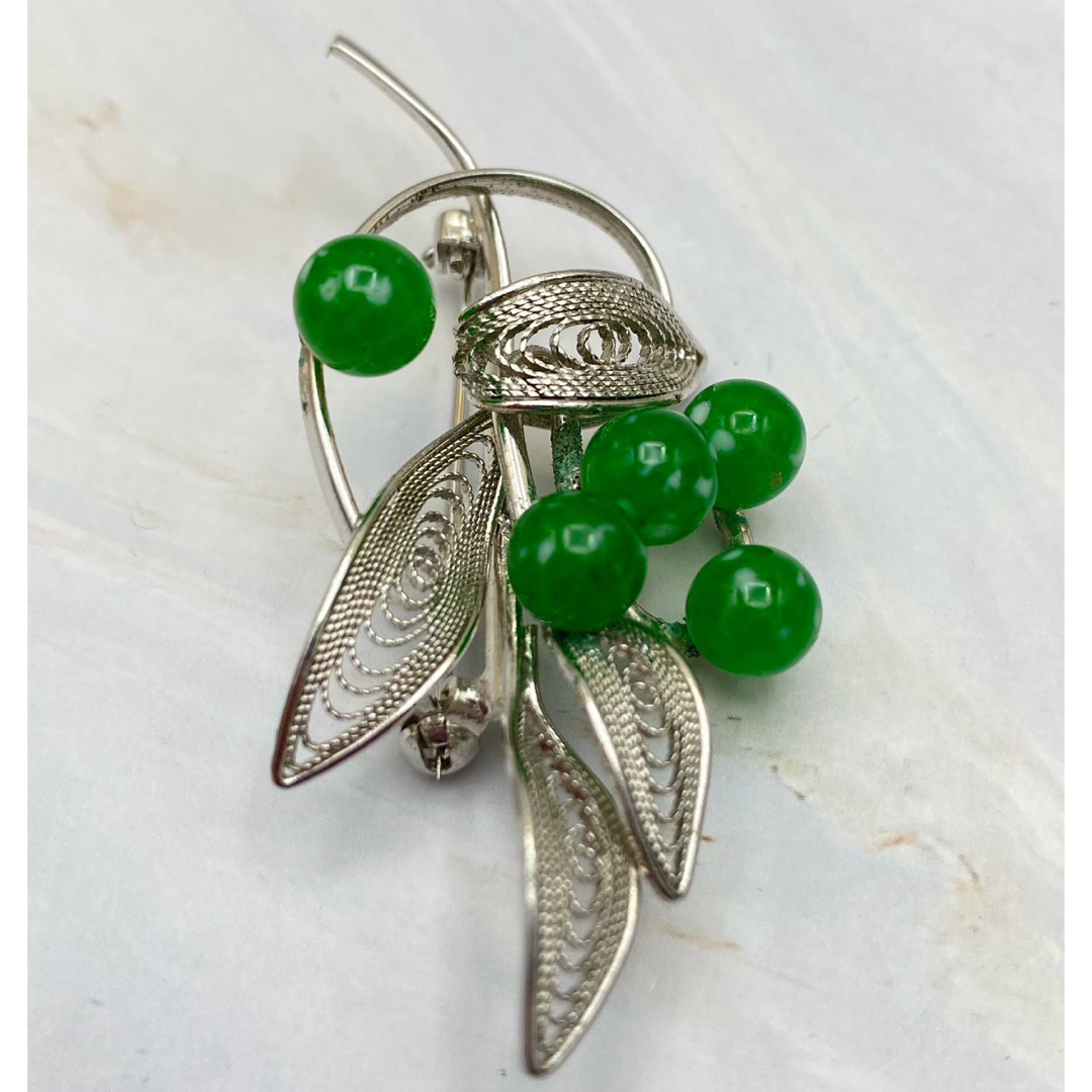 天然石 緑翡翠 ブローチ 4の通販 by GOLD CAT⚠️在庫確認お願いします