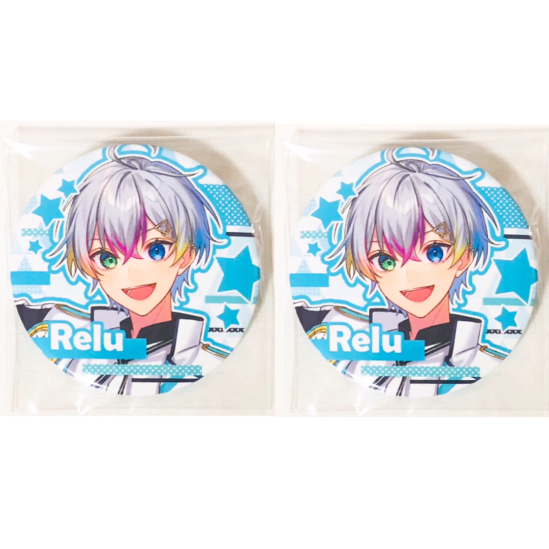 新品☆すたぽら【Relu】すたぽらってなぁに？ ☆缶バッジ☆第6弾☆2点