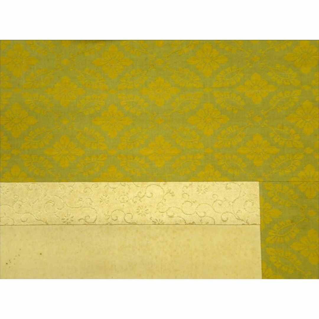 掛軸 千葉胤明『明治天皇御製 御歌所寄人』絹本 無地箱付 掛け軸