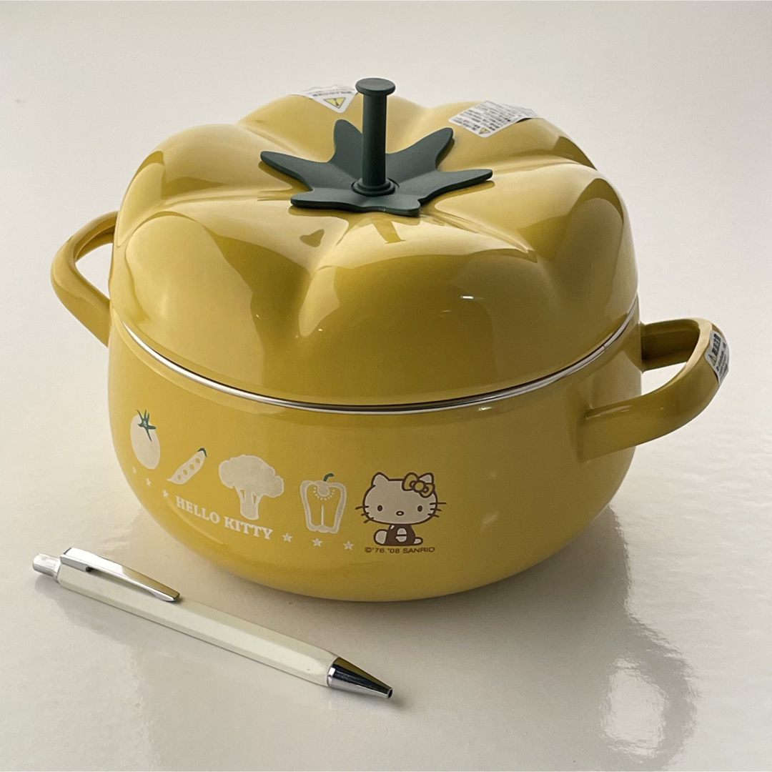 ハローキティ - サンリオ ハローキティ ホーロー鍋 ベジタブル両手鍋の