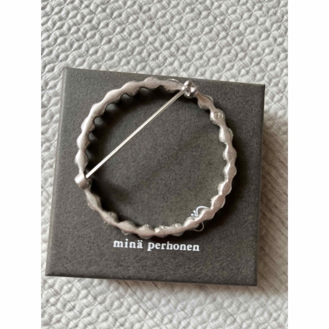 mina perhonen - ⭐︎美品 ミナペルホネン tambourine ブローチ