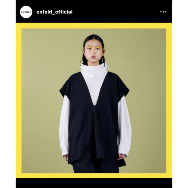 ENFOLD - 未使用 ENFOLD 2022AW ダブルクロス カットレイヤープル