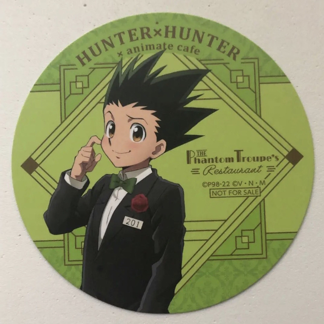 ハンターハンター ゴン コースター アニメイトカフェ 幻影旅団編part3