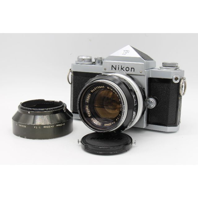 整備済】Nikon F アイレベル 富士山マーク ＋ 50mm f1.4
