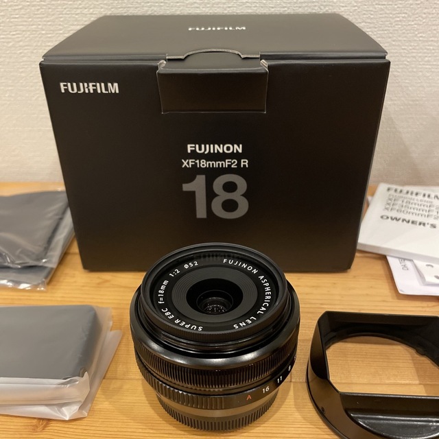 FUJIFILM XF18mm f2 R 保護フィルター付 Fujifilm XF18mm F2 R 保護