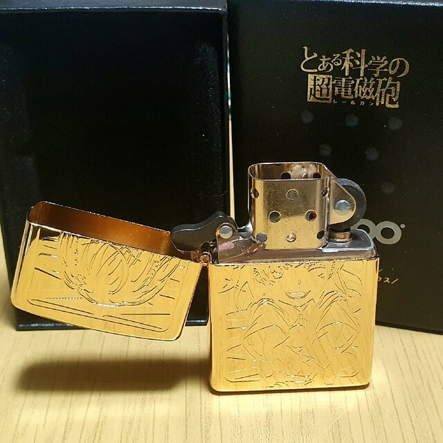 zippo goldlimitedとある科学の超電磁砲 御坂美琴 18Kメッキの通販 by