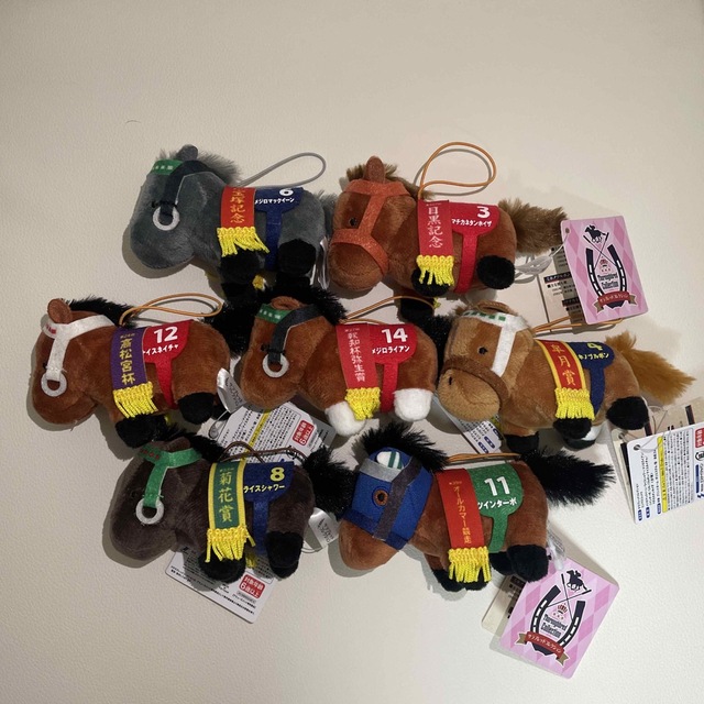 ナムコ限定 サラブレッドコレクションミニマスコット5 全7種セットの