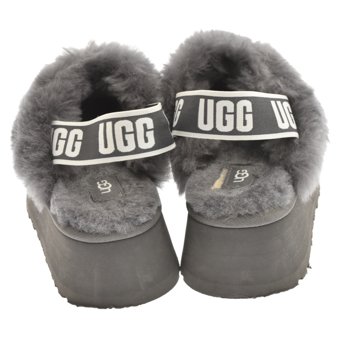 UGG - UGG アグ FUNKETTE 厚底 ムートン サンダル シューズ グレー US6