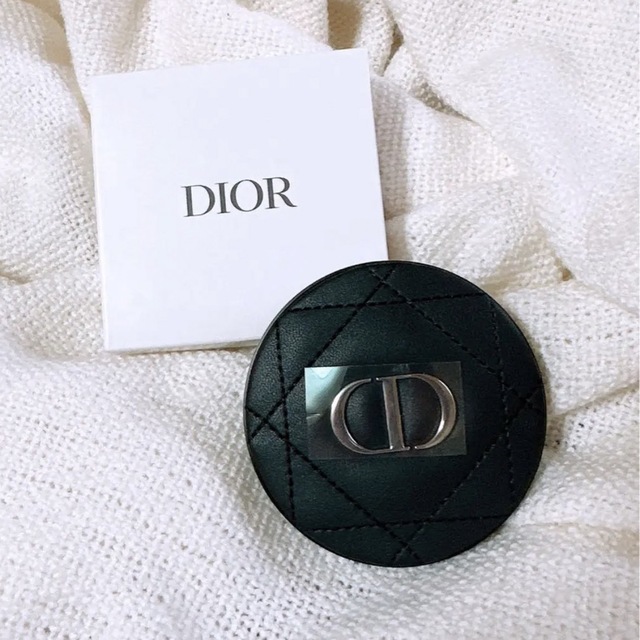 ディオール ノベルティ ミラー 手鏡 二面鏡 ブラックの通販 by p&k's