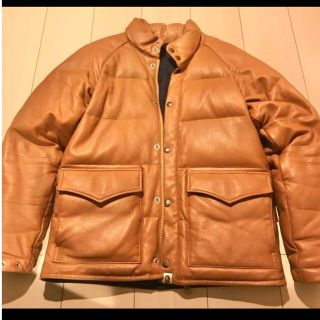 A BATHING APE - 【キムタク着用】A BATHING APE レザーダウン