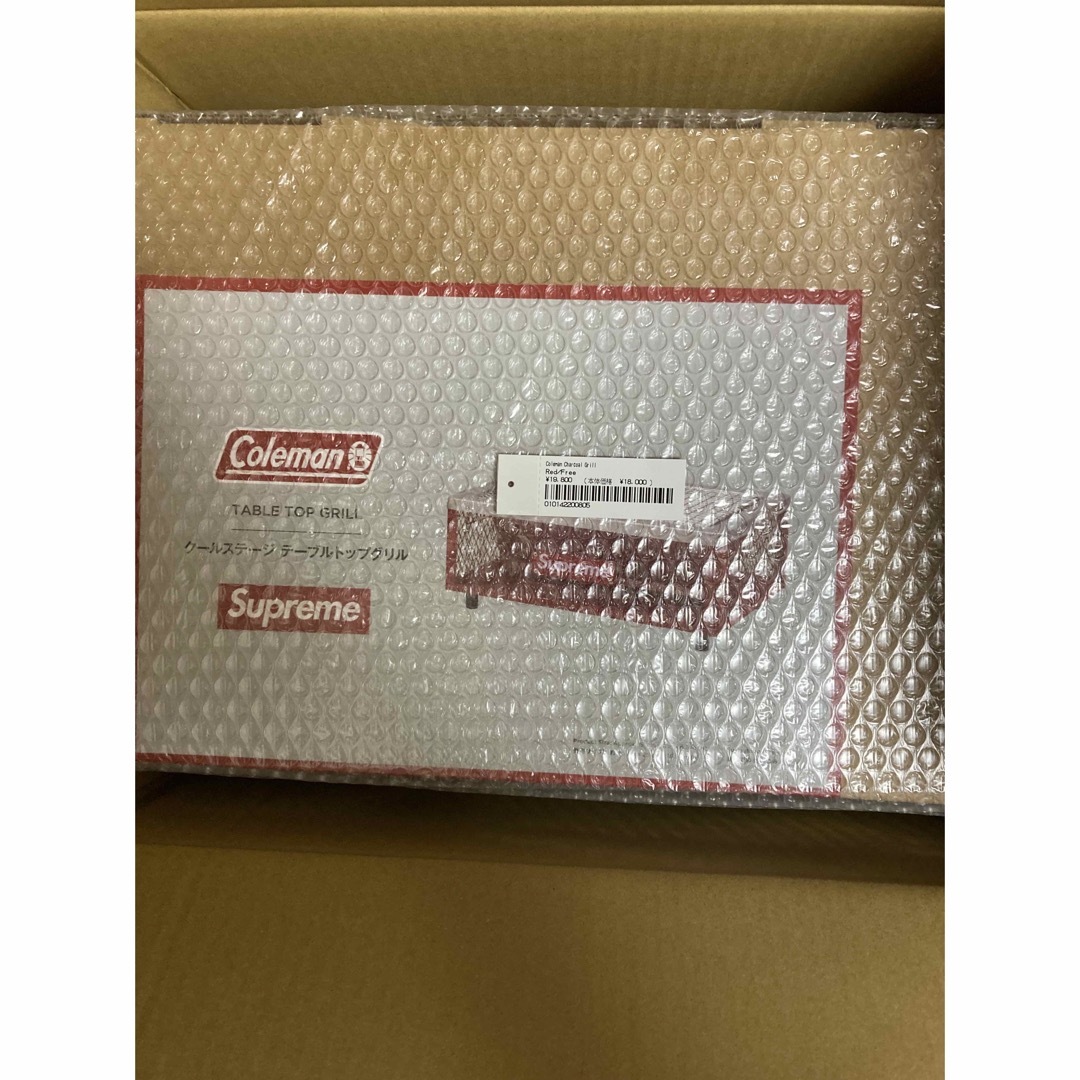 Supreme Coleman Charcoal Grill Red