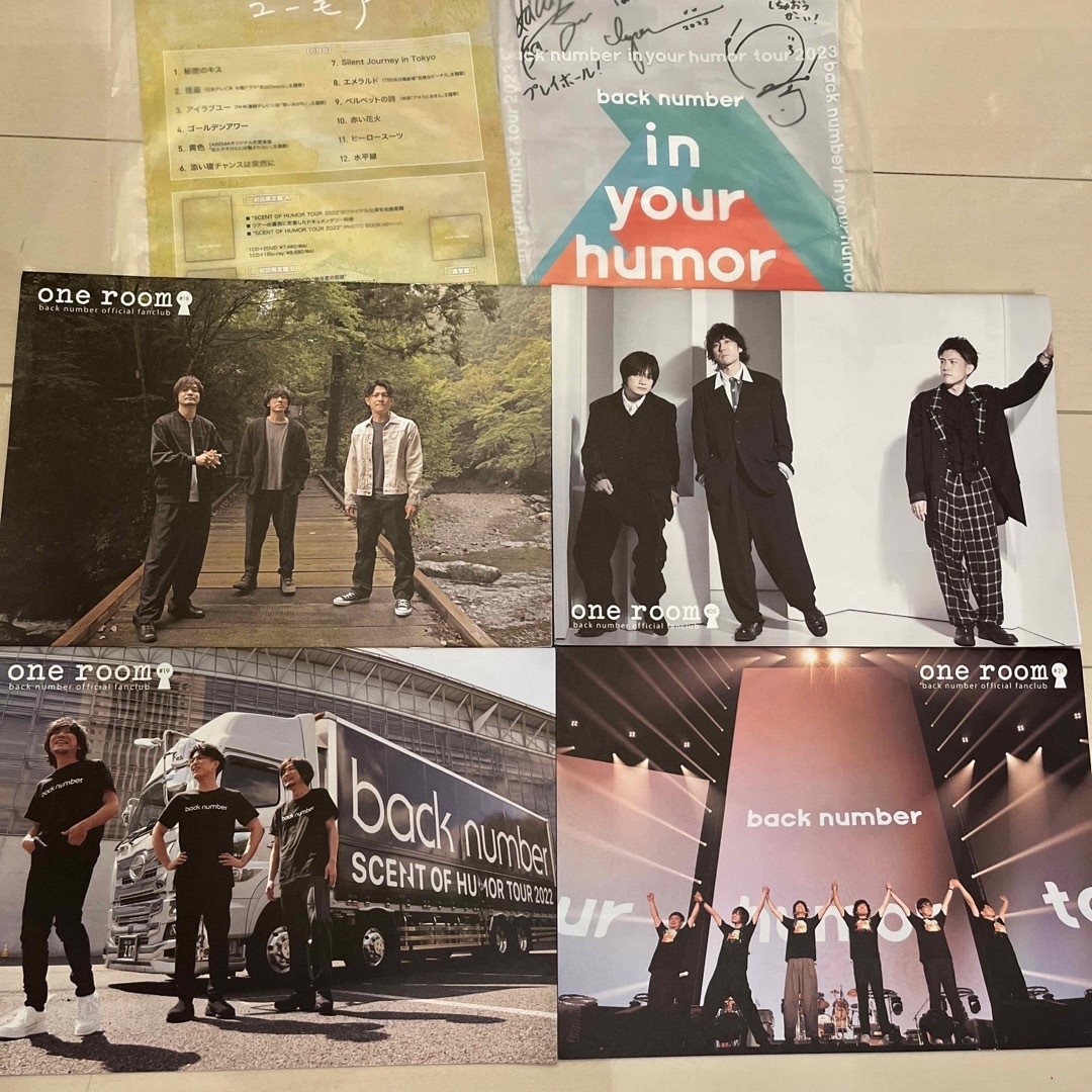 BACK NUMBER - back number ファンクラブ会報2022年2023年最新の通販