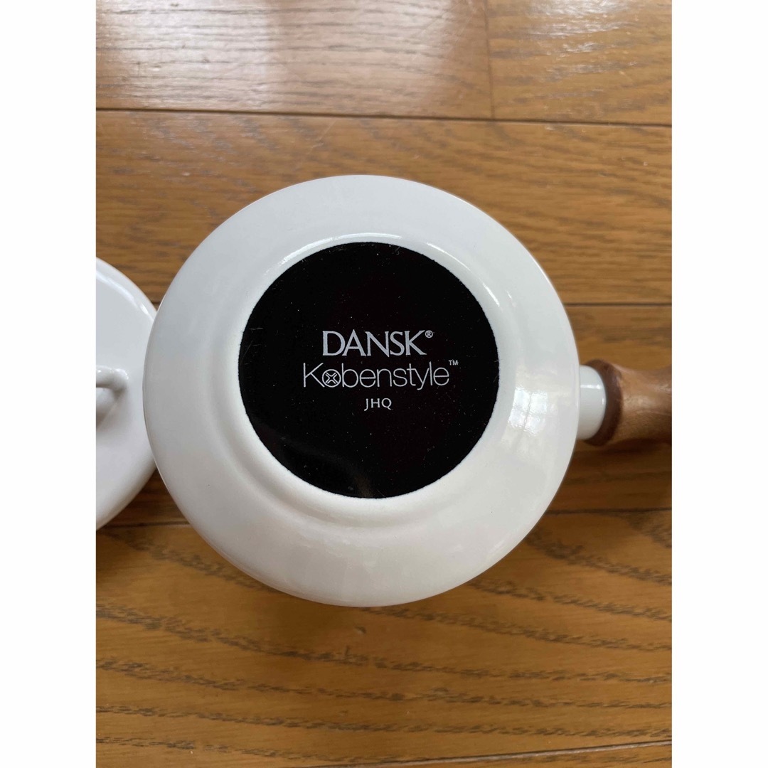DANSK - DANSK 片手鍋 ホワイト バターウォーマー 琺瑯 廃盤の通販 by