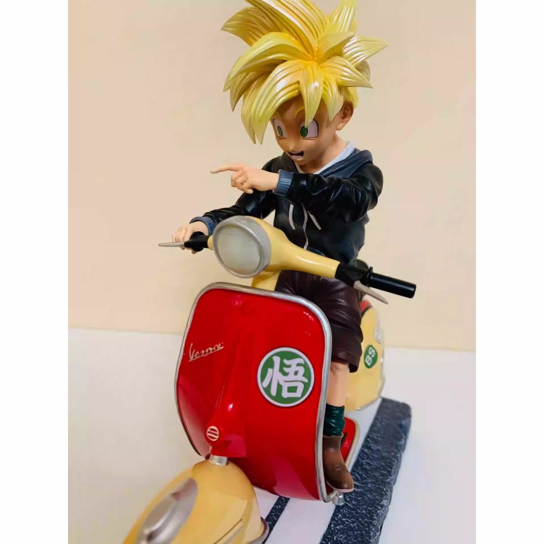 ドラゴンボール 孫悟空 悟飯 バイク フィギュア ガレージキット 1/6