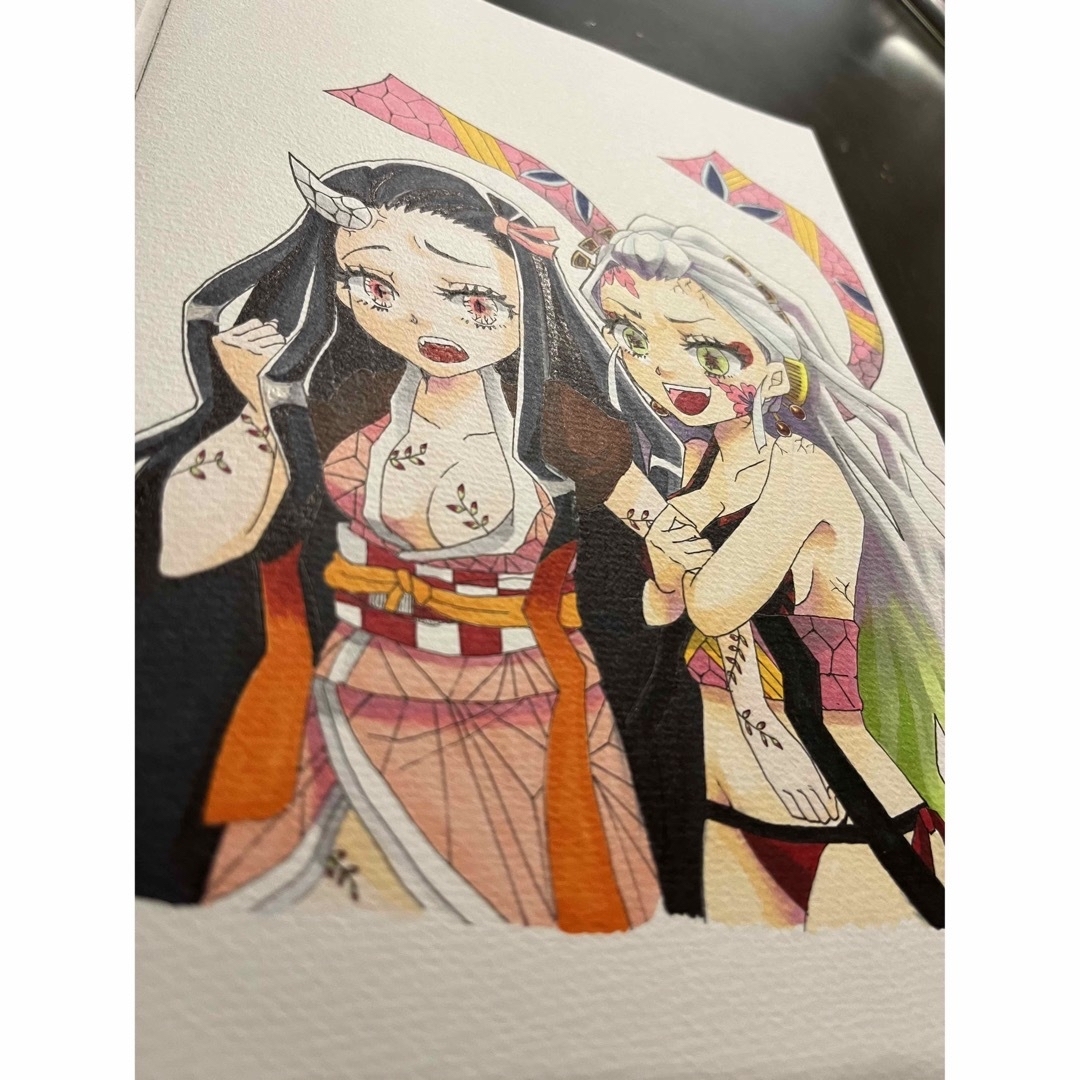 鬼滅の刃 - 【完売】鬼滅の刃 ファンアート 手描きイラスト ねづこ