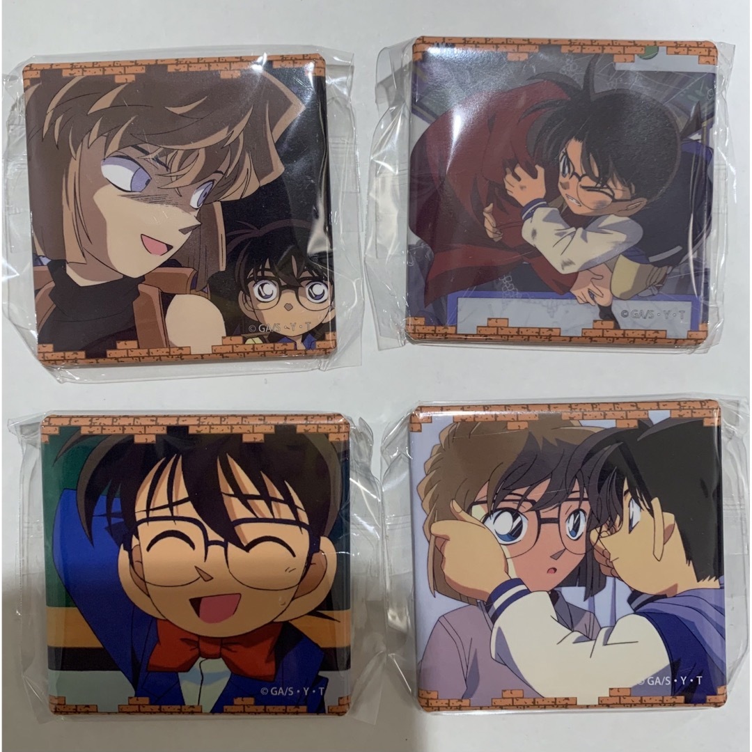 名探偵コナン【コナンランド限定】メモリアル 缶バッジ【4種セット