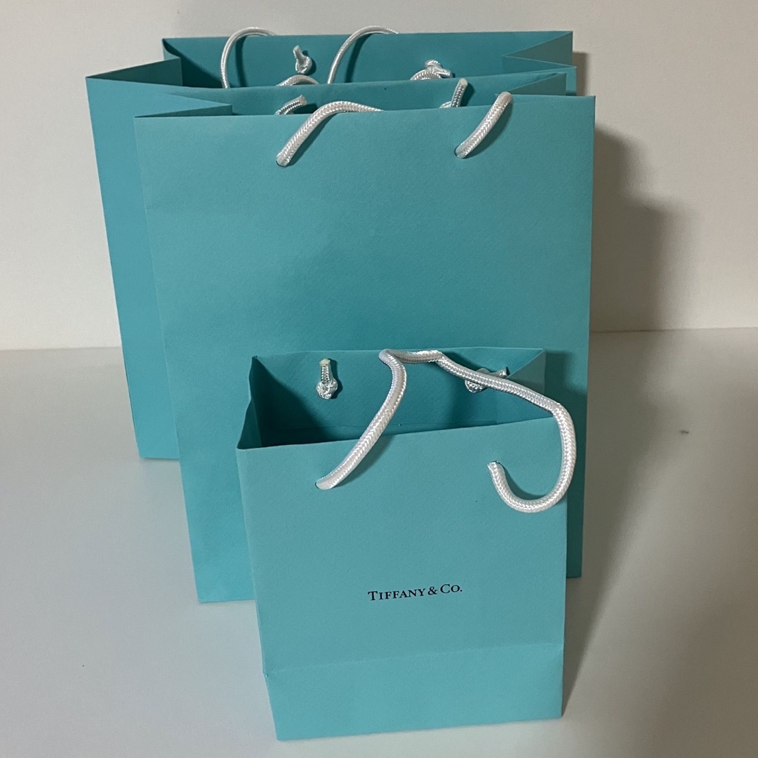 Tiffany & Co. - ティファニー ショッパー ①中 中小 極小3枚セット