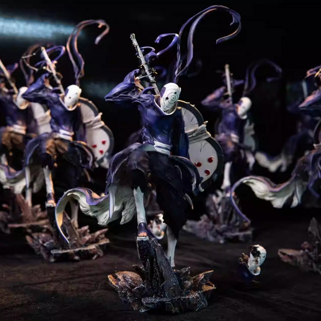 ナルト 疾風伝 うちはオビト ガレージキット 塗装済み完成品