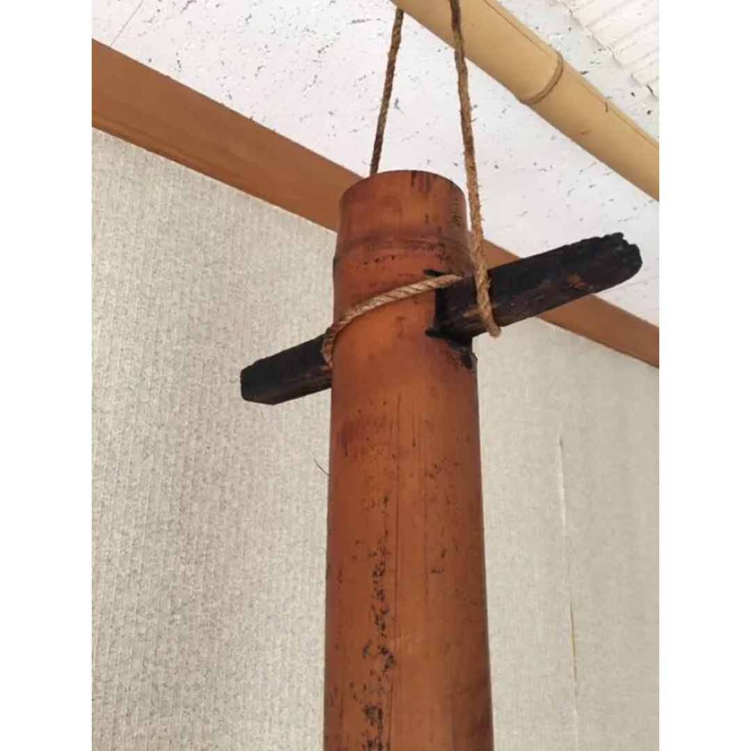 超希少】年代物 自在鉤上品 貴重品自在鉤 天然竹 囲炉裏 自在かぎの