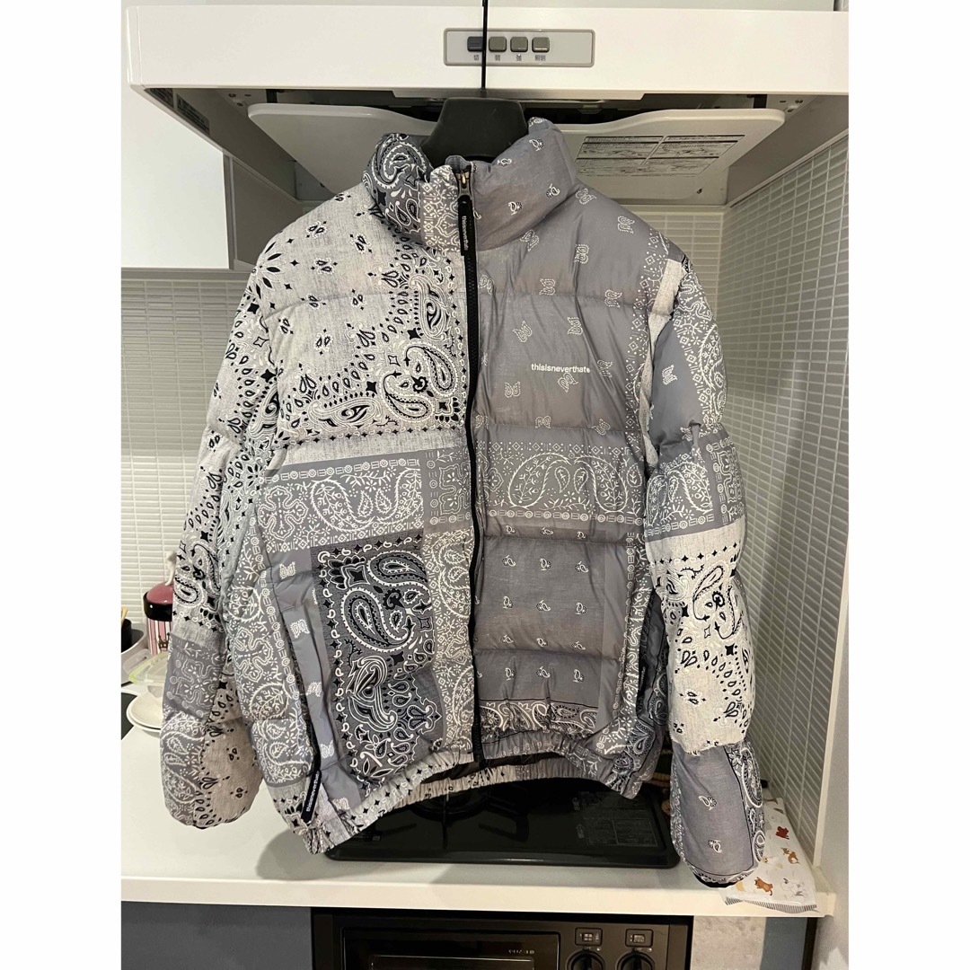 thisisneverthat - thisisneverthat 21ss バンダナ柄 ダウンジャケット