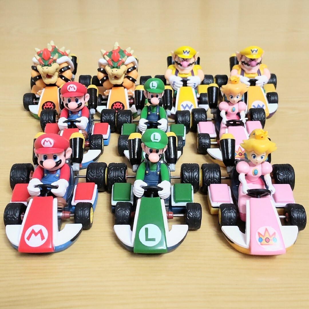 任天堂 - マリオカート8 プルバックフィギュア マリオなど 10個セット