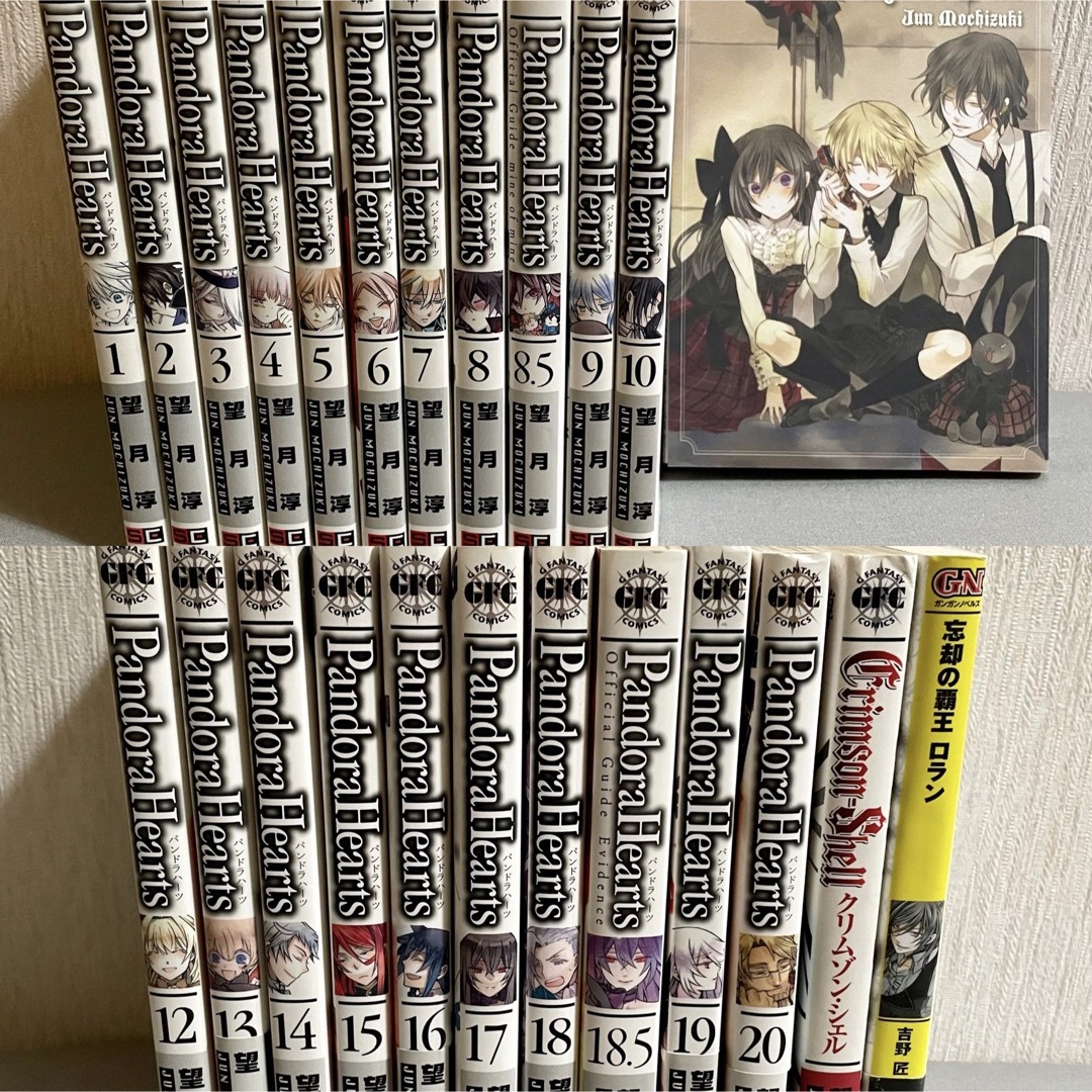 ✴︎パンドラハーツ 関連書籍と非売品ブックカバー付きの通販 by