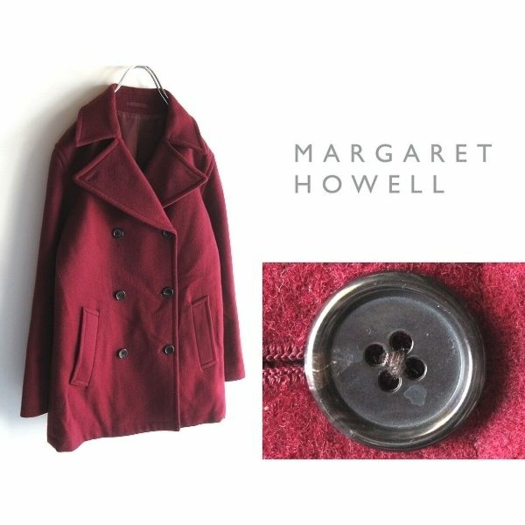 MARGARET HOWELL - マーガレットハウエル カシミヤ混 ウールメルトンP