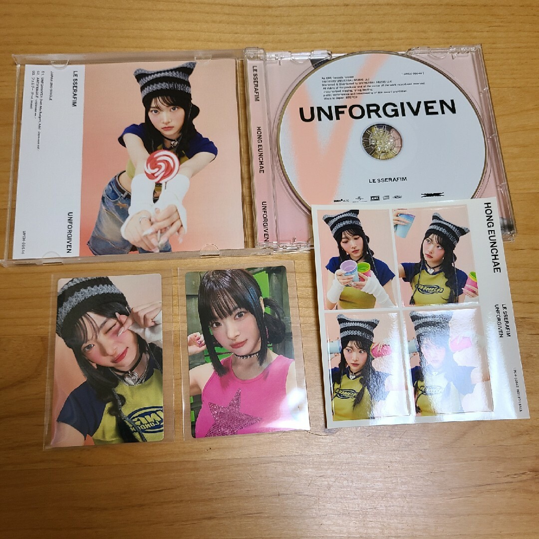 LE SSERAFIM - ルセラフィム ウンチェ トレカ コンプ ソロジャケット盤