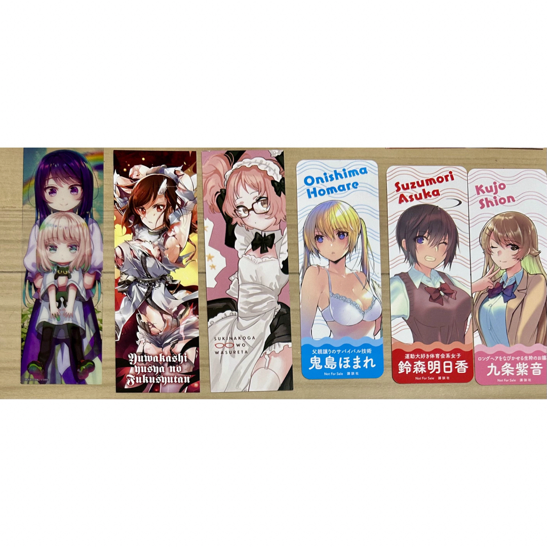 漫画 特典 しおり クリアしおり まとめの通販 by 四葉's shop｜ラクマ