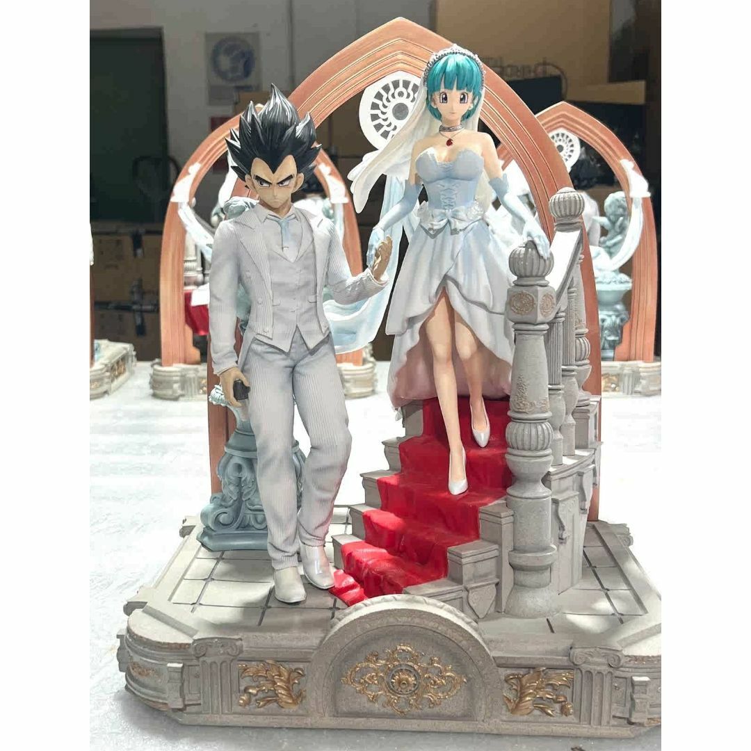 ドラゴンボール ベジータ ブルマ フィギュア ガレージキット 1/6