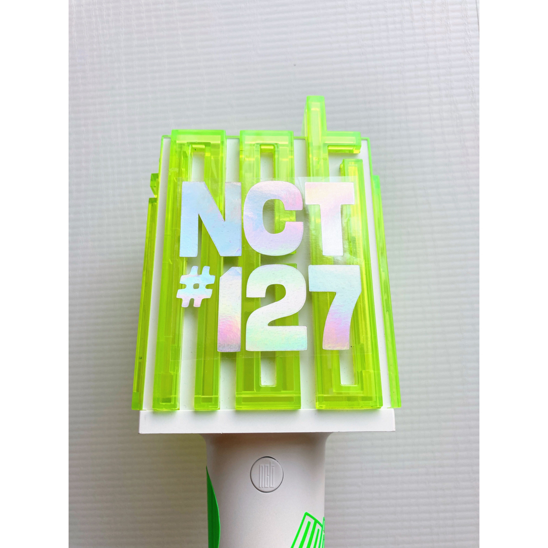 ♯NCT127 草鈍器 ペンライトステッカー シルバーオーロラの通販 by