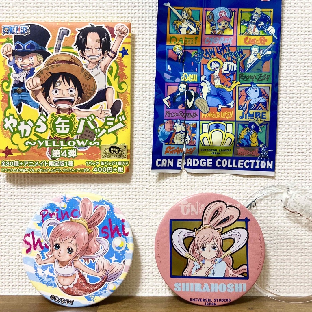 ワンピース USJ 2014/2015 15周年缶バッジ グッズ まとめ売り