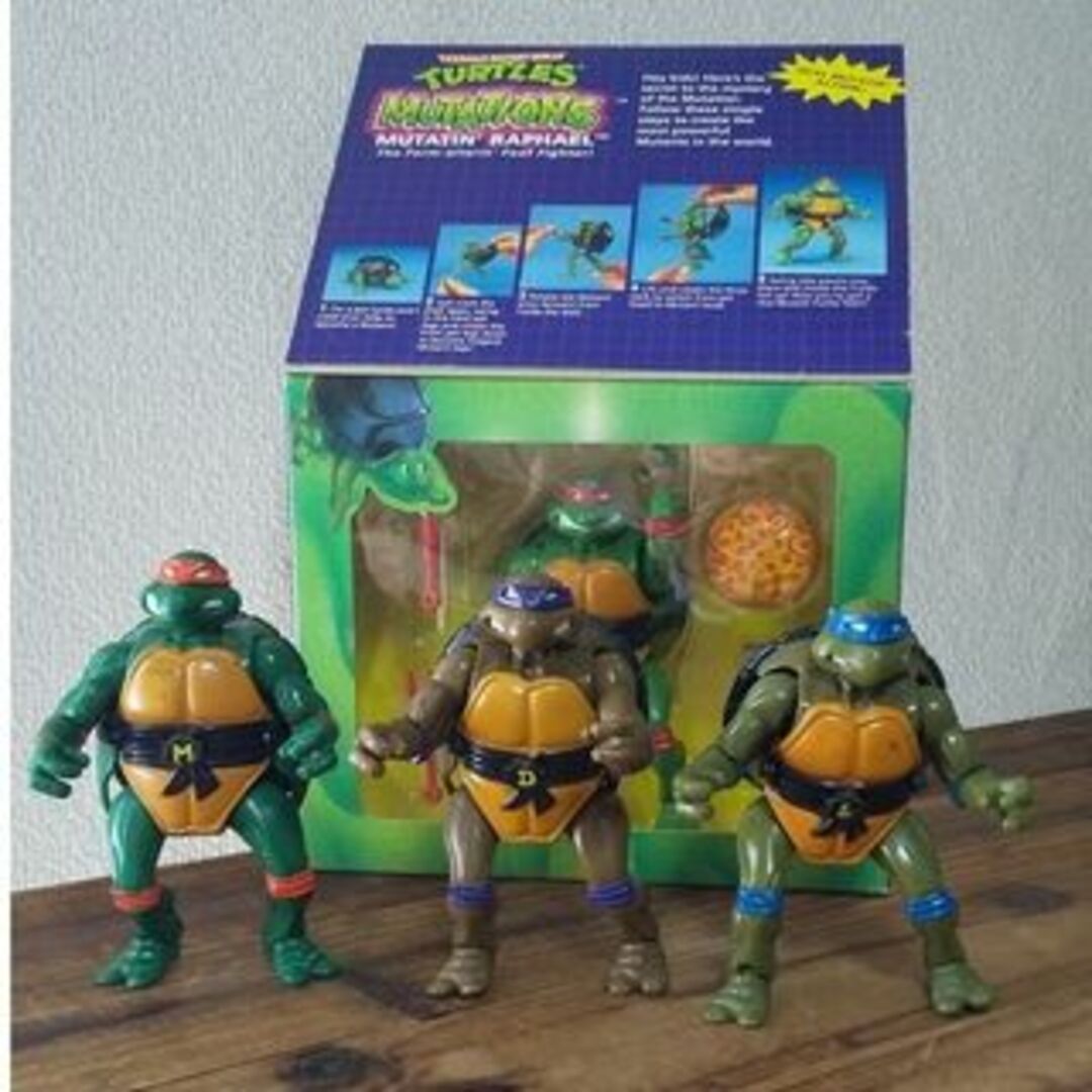 90's ミュータントタートルズ 変形フィギュア 4種の通販 by ファースト