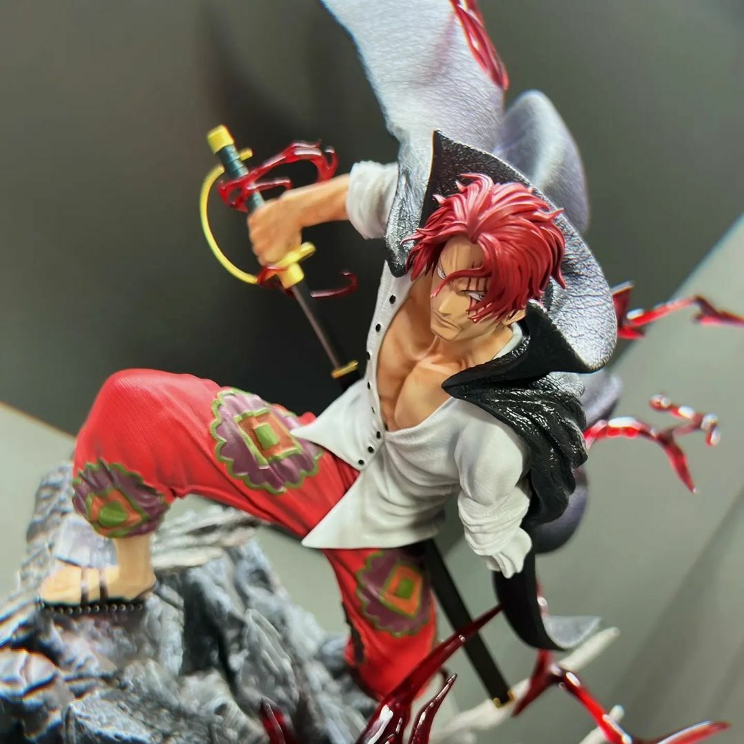 ワンピース 新四皇 赤髪のシャンクス フィギュア ガレージキット 塗装