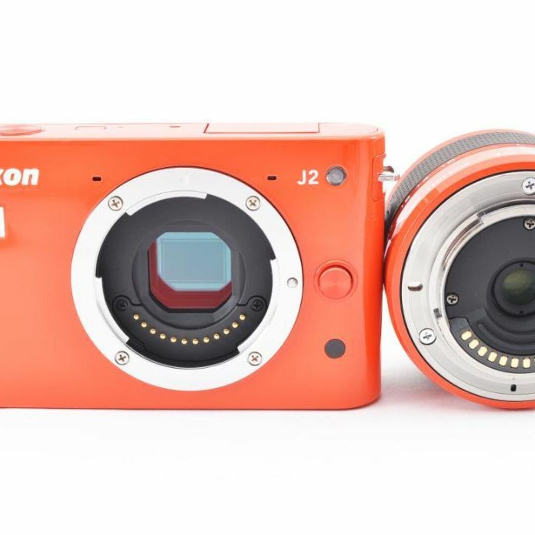 NIKON ☆キュートなオレンジ☆Nikon 1 J2 ダブルレンズキット NIKON1