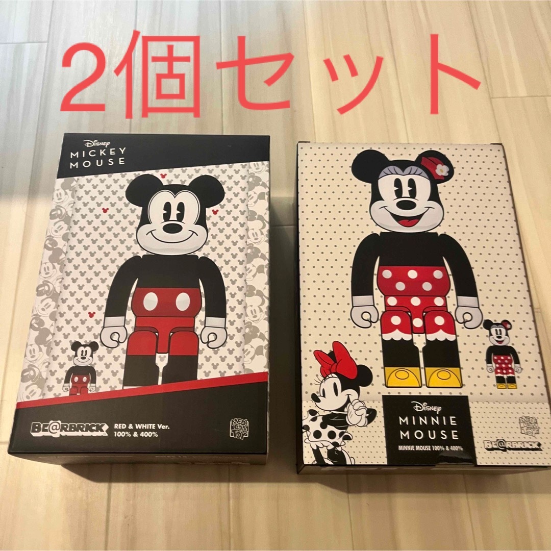 BE@RBRICK - BE@RBRICK ミッキーマウス ミニーマウス 100%&400%の通販