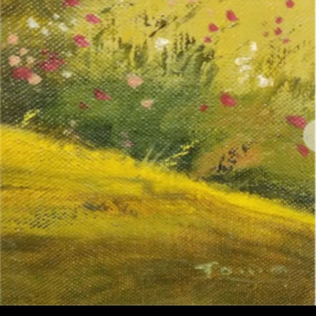 林朝路 田園 油彩ですの通販 by keichan｜ラクマ