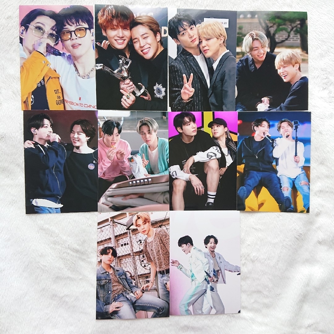 防弾少年団(BTS) - ジミン ジョングク L版 写真 10枚セット BTS