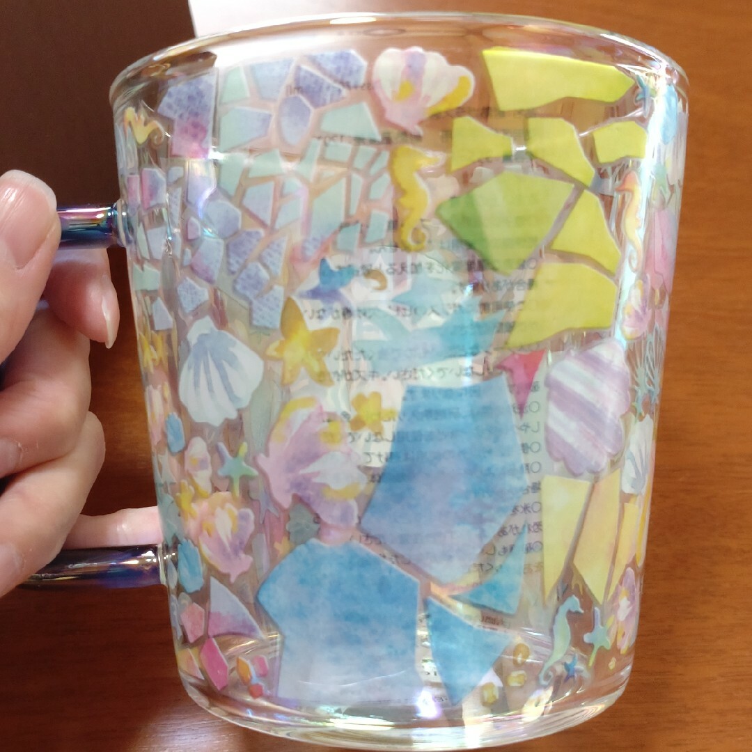 Starbucks - 【未使用】スタバ／耐熱グラスマグ プリズムの通販 by