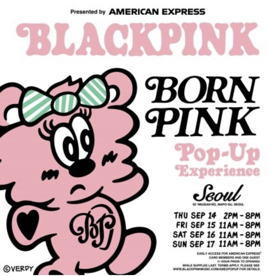 日本未発売] BLACKPINK✖️VERDY ロゴTシャツ Lサイズの通販 by KOKO's