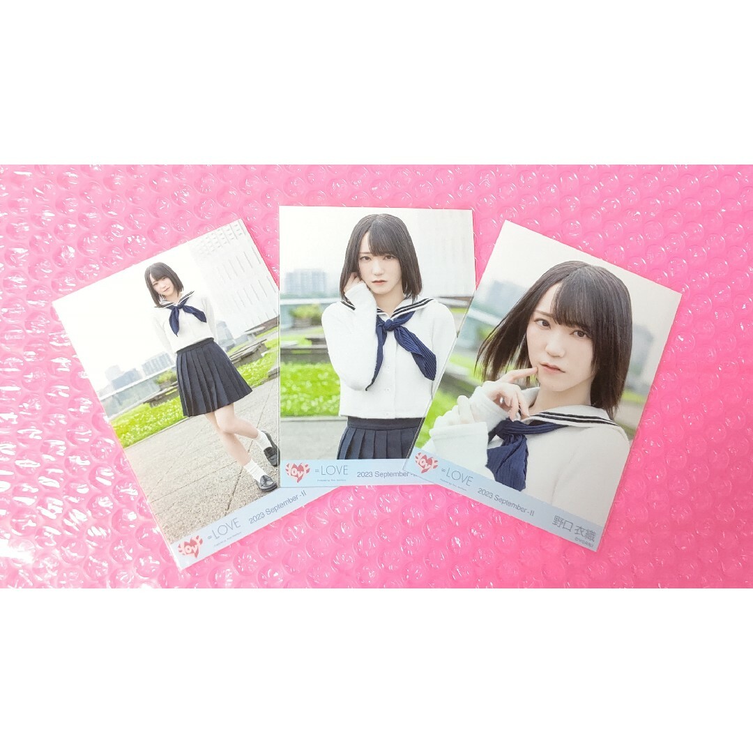 野口衣織/=LOVE/イコラブ/生写真/コンプ/だからとての通販 by 1118｜ラクマ