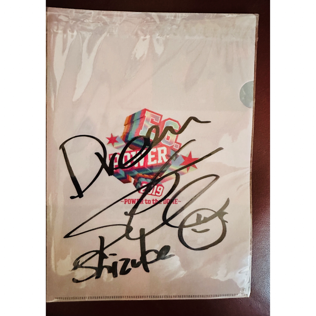 E-girls - Dream Shizuka 直筆サインフリスビー&クリアファイルの通販