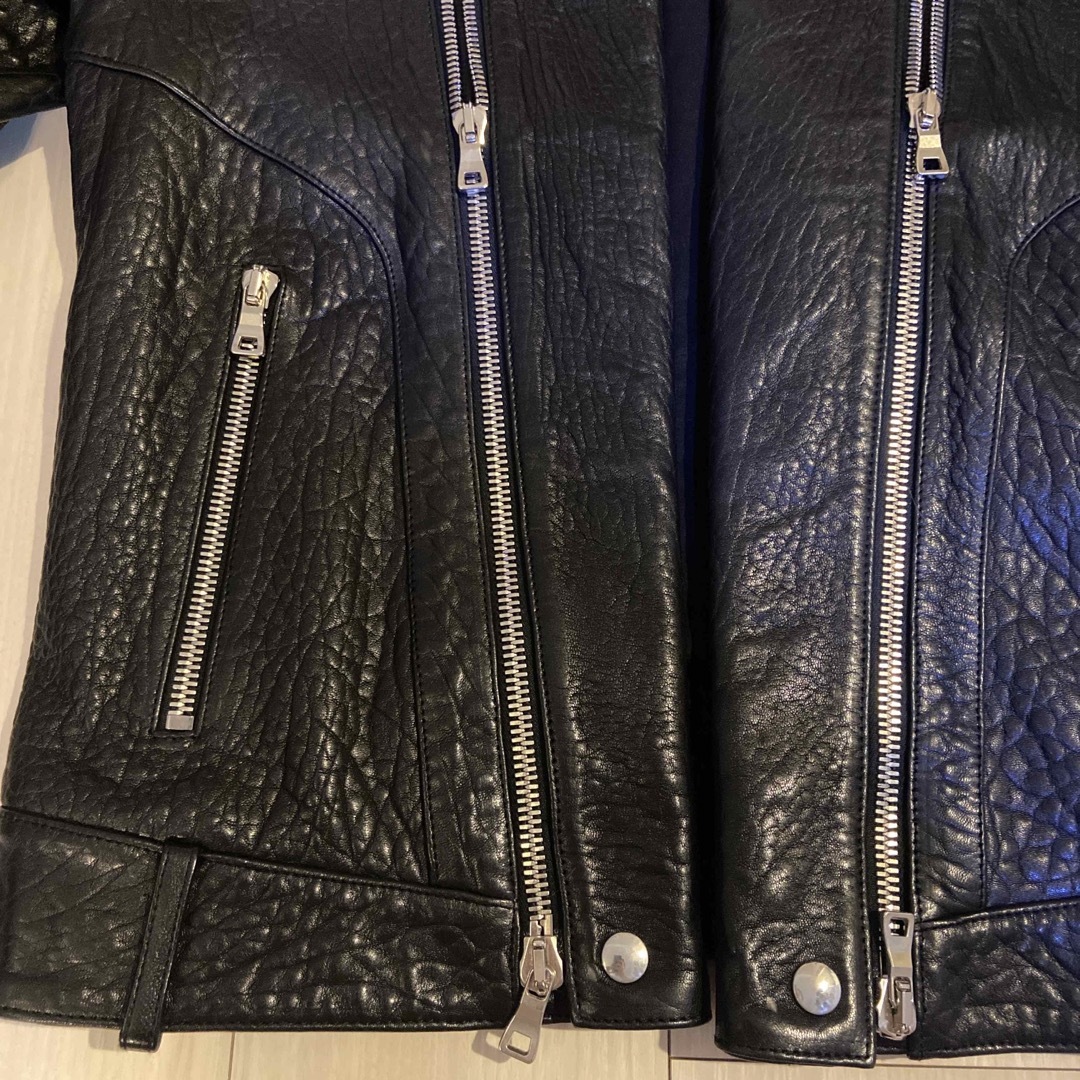 BALMAIN - 極美品☆ BALMAIN 牛革 定番レザージャケット☆バルマン(着