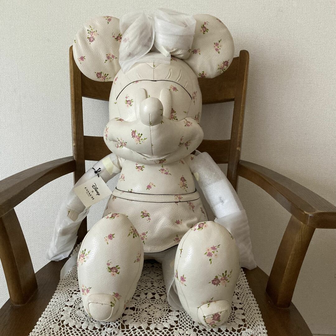 コーチ＆ディズニーコラボ 革製ミニーぬいぐるみ COACH - Coach X