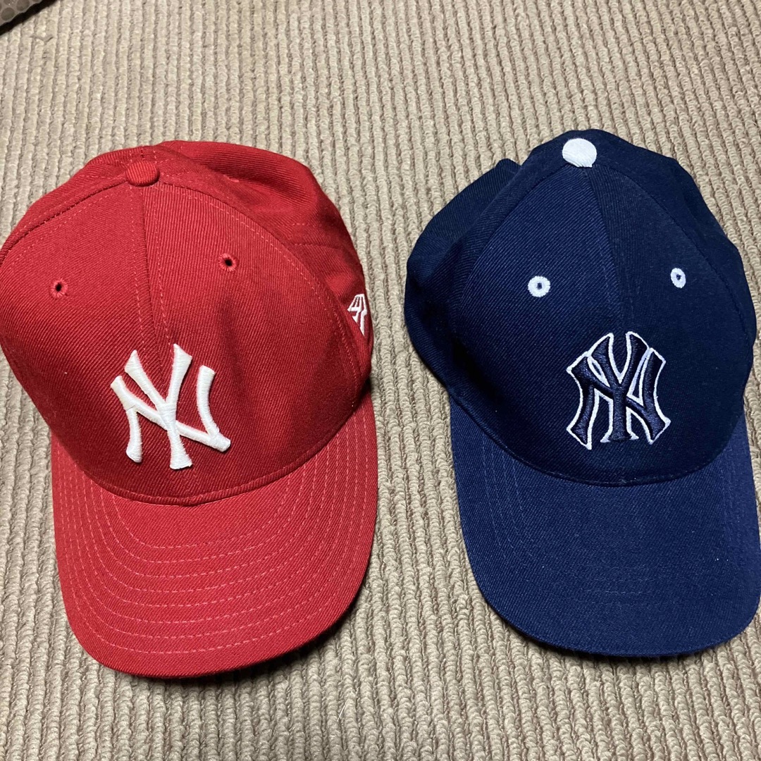 NEW ERA - USA製 80s New Era 59fifty 赤 キャップ ヤンキースの通販