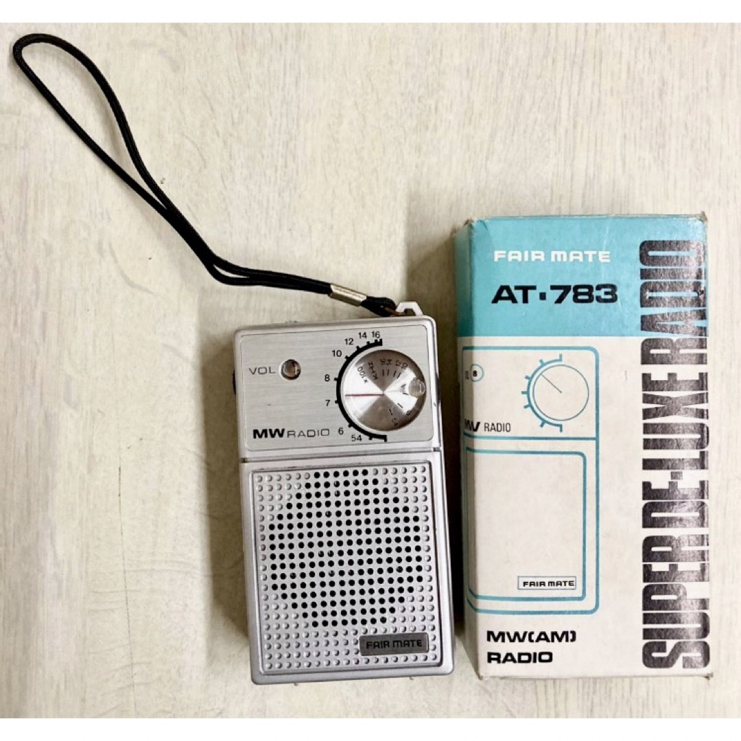 必見！デッドストック トランジスタラジオ】香港製 フェアメイト AT