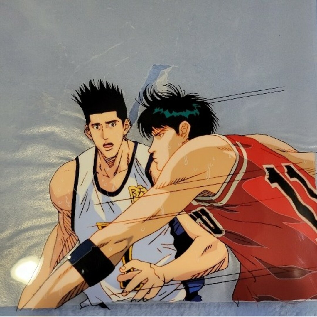 値下 セル画+ 直筆 カラー下絵 指示書 仙道彰 陵南 流川楓