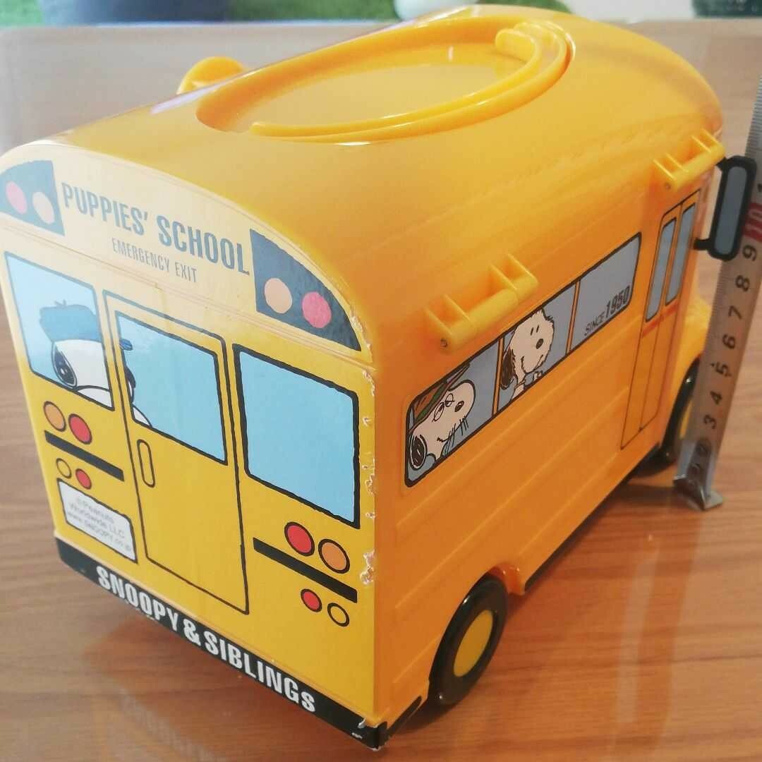 SNOOPY - USJ ユニバ スヌーピー 小物入れ スクールバス バス レプリカ