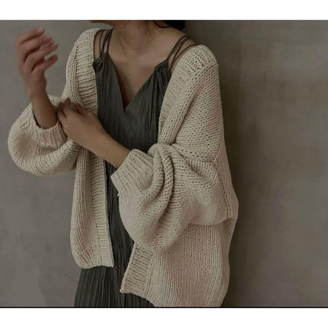 ETRE TOKYO - 【etre tokyo】ハンドメイドニットガウン 復刻 オフ