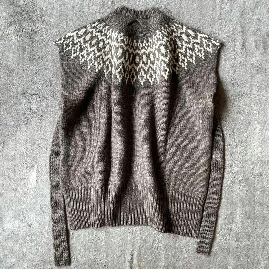 美品】HYKE ハイク ノルディック セーター ポンチョ ベスト 1の通販 by